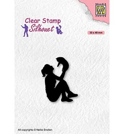 SIL090 - Nellie's Choice - Teenagers serie, Teengirl with cat - 