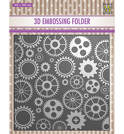 EF3D032 - Nellie's Choice - Corwheels - 3D Embossing Folders
