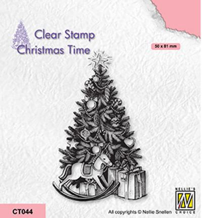 CT044 - Nellie's Choice - Christmas tree and presents - 