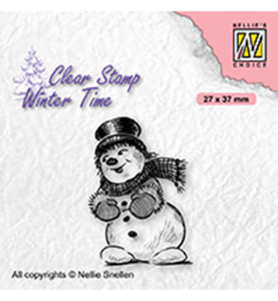 WT006 - Nellie's Choice - Snowman with top hat - 