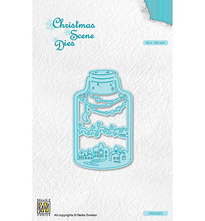 CRSD023 - Nellie's Choice - Wintery scene in bottle - Noël, hiver