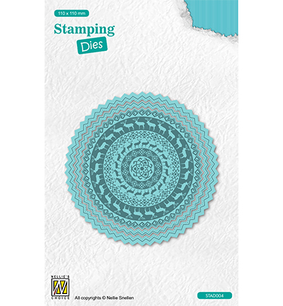 STAD004 - Nellie's Choice - Round Reindeer - Stamping Dies