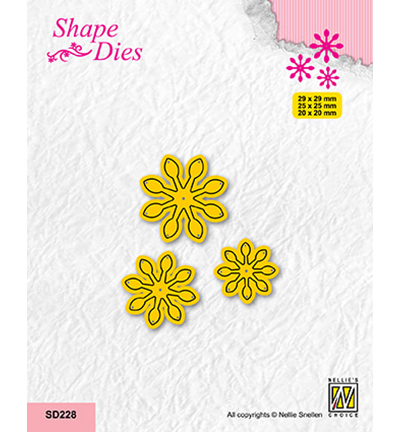 SD228 - Nellie's Choice - Set of 3 Flowers-7 - 