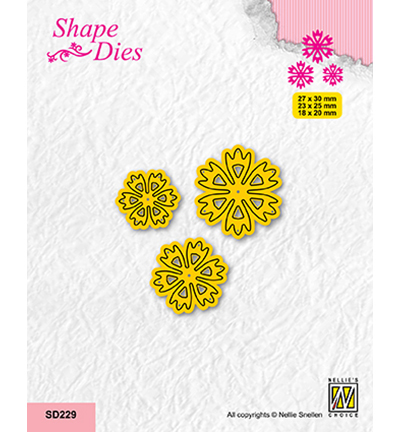 SD229 - Nellie's Choice - Set of 3 Flowers-8 - 
