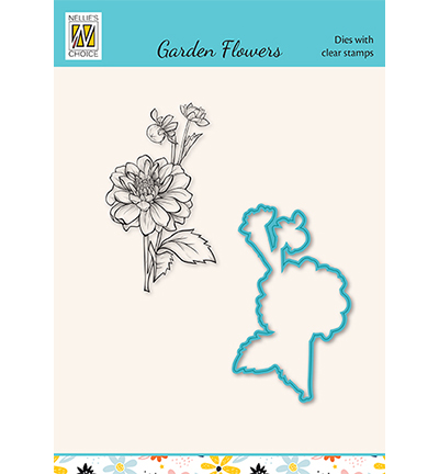 HDCS017 - Nellie's Choice - Garden flowers serie Dahlia - 