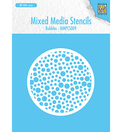 MMPCS009 - Nellie's Choice - Round stencils Bubbles - Mixed Media Stencils