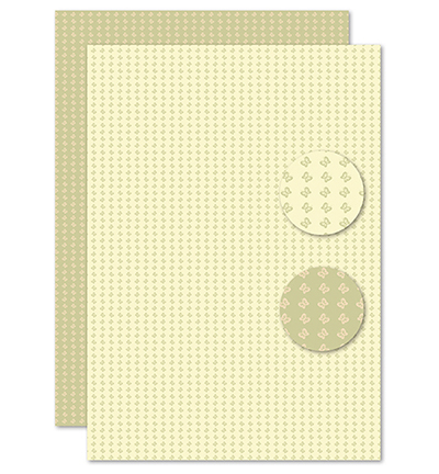 NEVA120 - Nellie's Choice - Yellow/green butterflies - Background Sheet