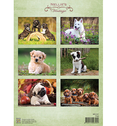NEVI101 - Nellie's Choice - Dogs - Decoupage Sheet