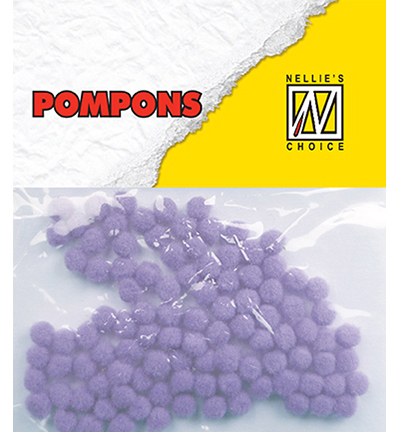 POM026 - Nellie's Choice - Mini pompoms Light purple - Mini