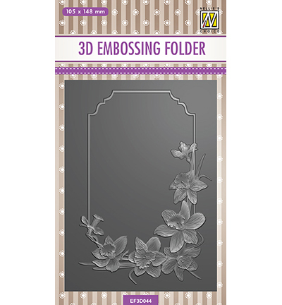 EF3D044 - Nellie's Choice - Flowers daffodil - 3D Embossing Folders