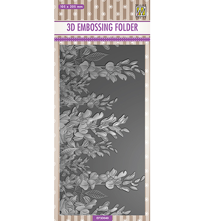 EF3D049 - Nellie's Choice - Slim-line Flowers Lupins - 3D Embossing Folders