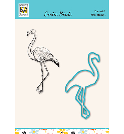 HDCS022 - Nellie's Choice - Exotic birds serie Flamingo - 