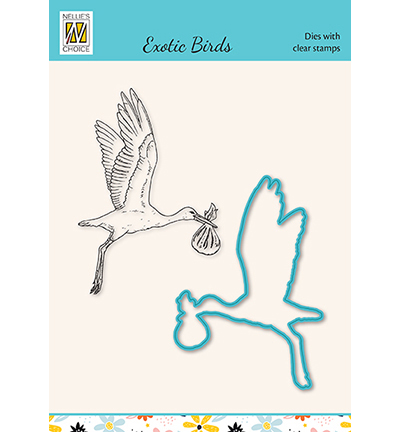 HDCS028 - Nellie's Choice - Exotic birds serie Stork - 