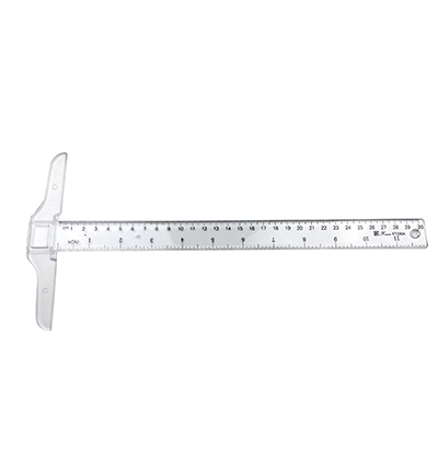 TRU001 - Nellie's Choice - T-ruler plastic - T-Square Ruler