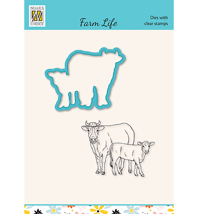 HDCS031 - Nellie's Choice - Farm-life Cow and calf - Animaux