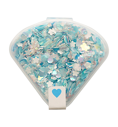 SEQ003 - Nellie's Choice - Sequins assorti, Blue - Paillettes