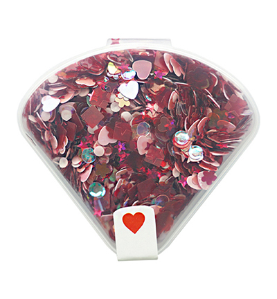 SEQ006 - Nellie's Choice - Sequins assorti, Red - Paillettes