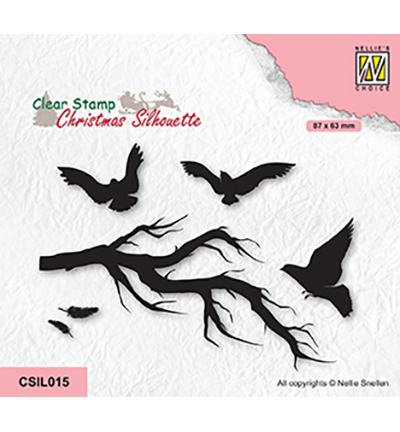CSIL015 - Nellie's Choice - Branch with birds - 