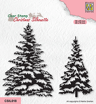 CSIL018 - Nellie's Choice - Snowy pinetrees - 