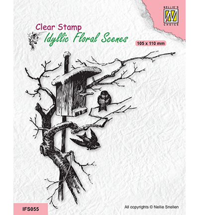 IFS055 - Nellie's Choice - Nesting box with birds - Noël, hiver