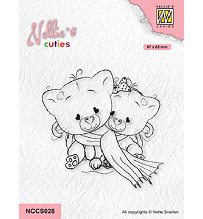 NCCS028 - Nellie's Choice - Cosily under a warm scarf - 
