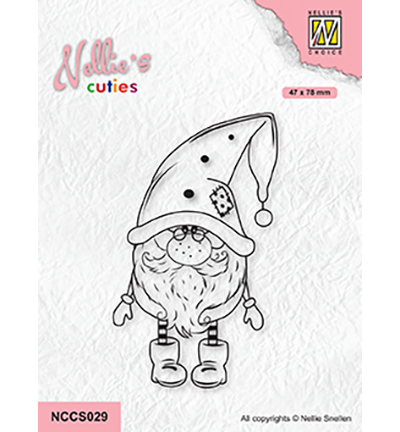 NCCS029 - Nellie's Choice - Christmas gnome - 