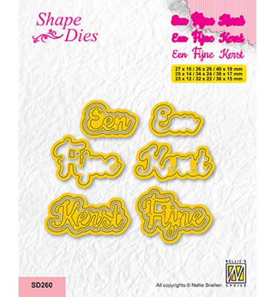 SD260 - Nellie's Choice - Dutch text, Een Fijne Kerst - Textes