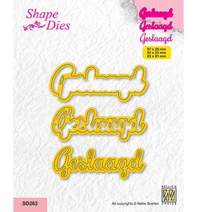 SD263 - Nellie's Choice - Dutch text, Geslaagd - Textes