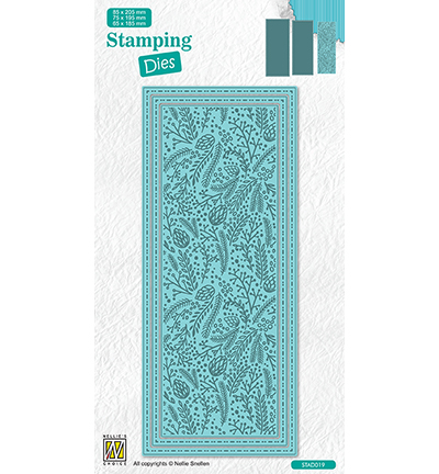 STAD019 - Nellie's Choice - Slimline Christmas Branches with berries - Noël, hiver