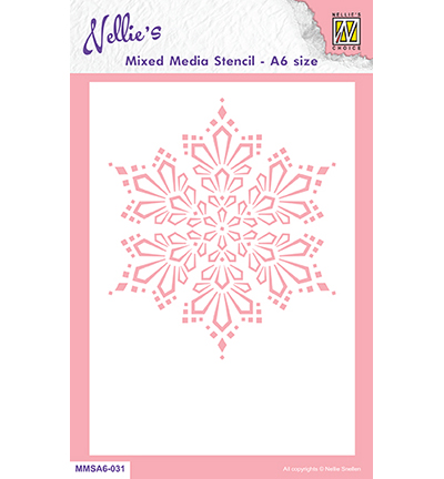 MMSA6-031 - Nellie's Choice - Christmas Snow crystal - 