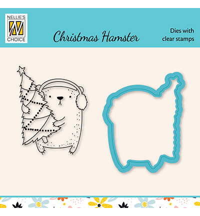 HDCS040 - Nellie's Choice - Xmas hamster serie Christmas tree - Noël, hiver