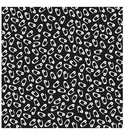 MMS4K-046 - Nellie's Choice - Safety pins - Mixed Media Stencils