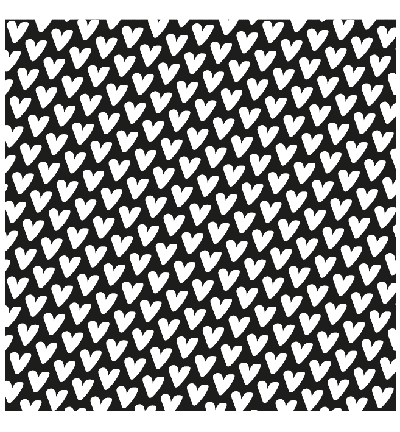 MMS4K-048 - Nellie's Choice - Hearts - Mixed Media Stencils