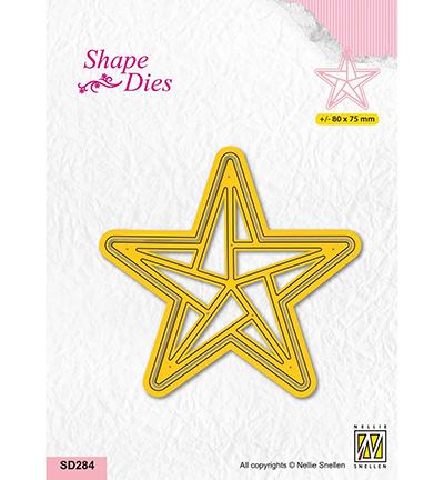 SD284 - Nellie's Choice - Stars Origami - Shape Dies SD284 - Nellie's Choice - Stars Origami - Shape Dies