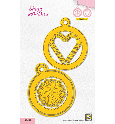 SD292 - Nellie's Choice - Christmas Bauble - Shape Dies