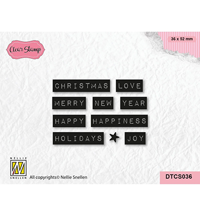DTCS036 - Nellie's Choice - Christmas Love Typed - 