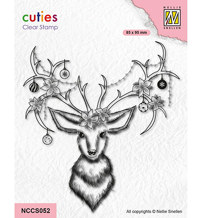 NCCS052 - Nellie's Choice - Reindeer - Nellie's Cuties NCCS052 - Nellie's Choice - Reindeer - Nellie's Cuties