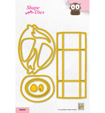 SD295 - Nellie's Choice - Giftbox Owl - Enveloppe, boîte