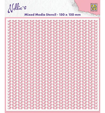 MMS4K-059 - Nellie's Choice - Knitting - Mixed Media Stencils