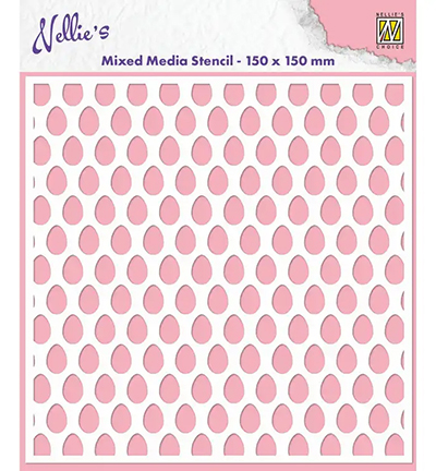 MMS4K-061 - Nellie's Choice - Eggs - Mixed Media Stencils