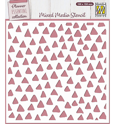 MMS4K-065 - Nellie's Choice - Triangles - Mixed Media Stencils
