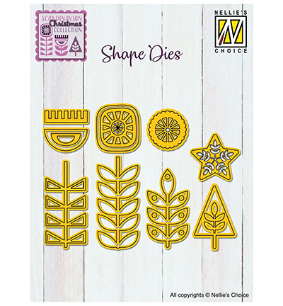 SD329 - Nellie's Choice - Scandinavian flowers - Shape Dies