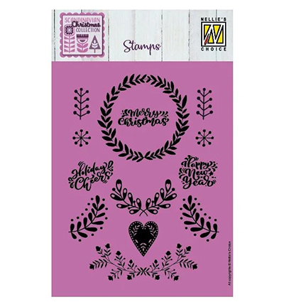 NSCS019 - Nellie's Choice - Scandinavian Wreaths - 