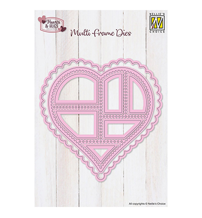 MFD168 - Nellie's Choice - Postal Stamps Heart - 