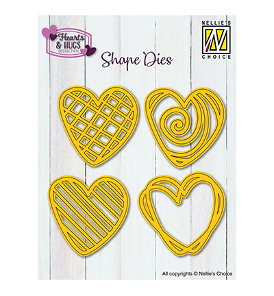 SD336 - Nellie's Choice - Doodle Hearts - 