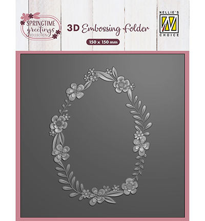 EF3D110 - Nellie's Choice - Eggshaped Flower Wreath - 
