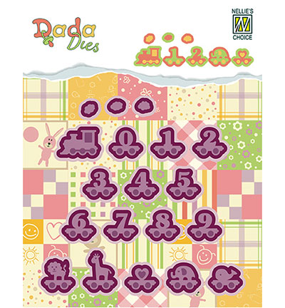 DDD006 - Nellie's Choice - Alphabet train Numbers - Chiffres et lettres