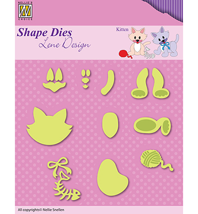 SDL046 - Nellie's Choice - Animals Kitten - Shape Dies