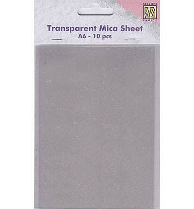 MICA001 - Nellie's Choice - Transparent mica sheets - A6, mica