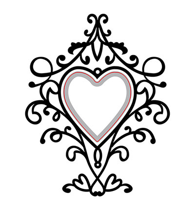 HSEFD003 - Nellie's Choice - Heart-swirls - Armour